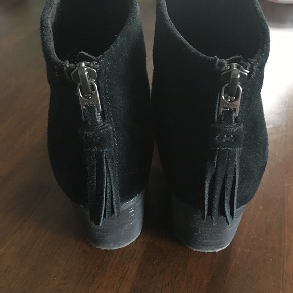 Toms Leila Bootie Suede Black Size 7.5 - Picture 5 of 7